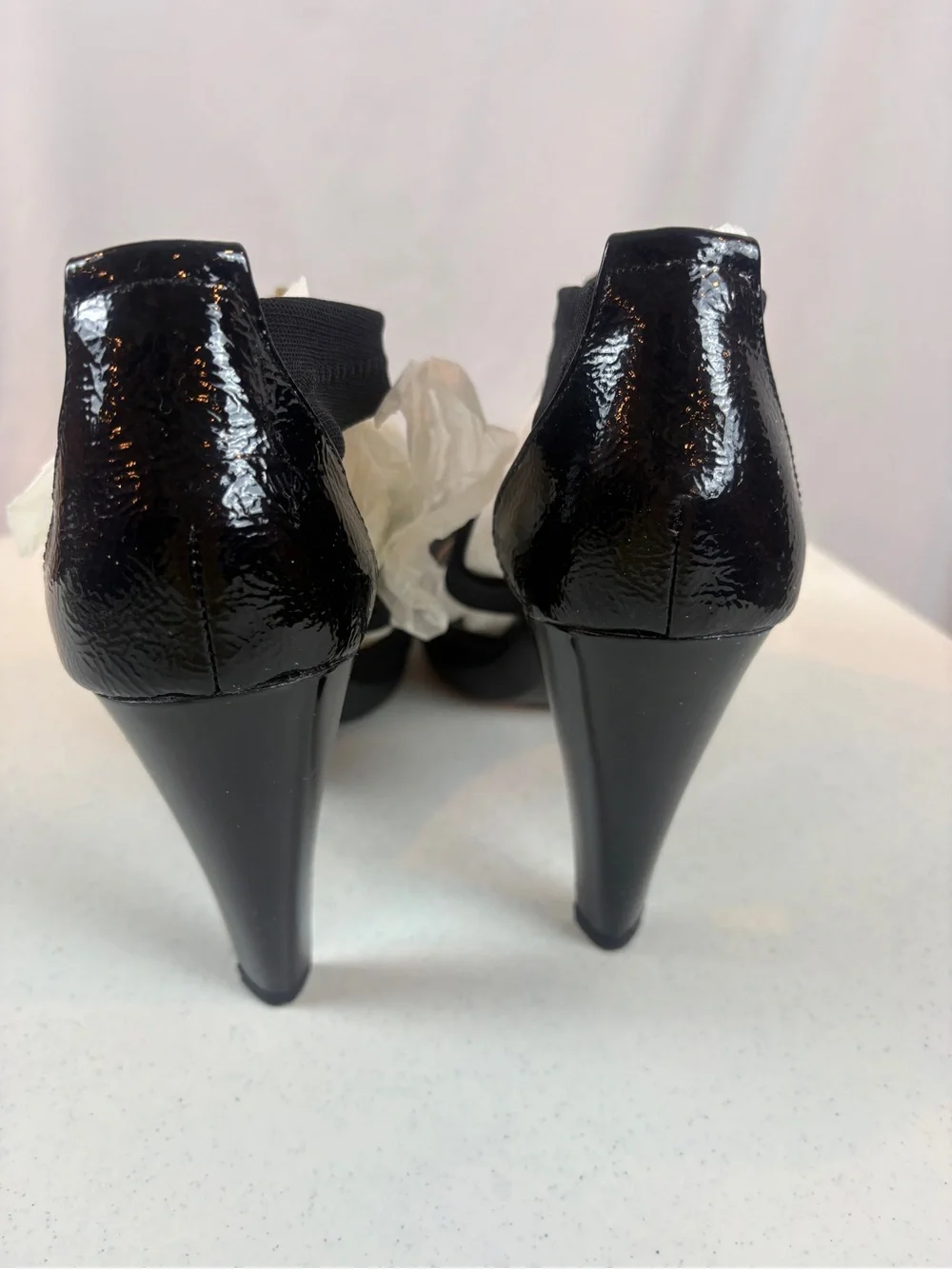 Michael Kors Berkley T Strap Black‎ High Heel Sandals Size 9 4 Inch Heel